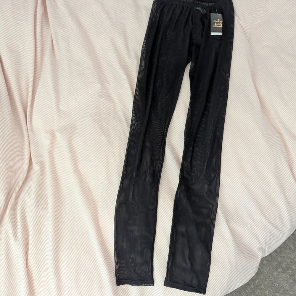 Ballet Rosa Laetitia Stretch Mesh legging in Noir